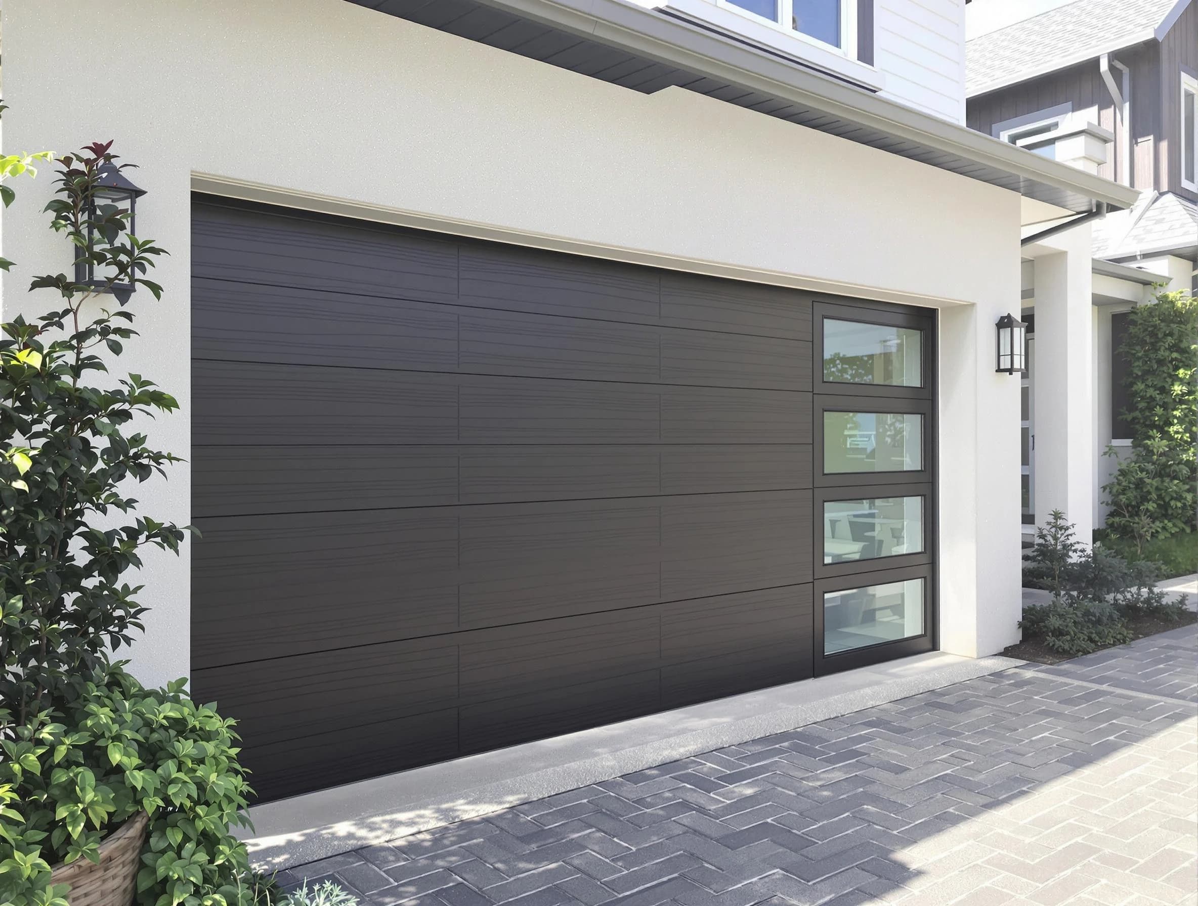 Custom garage door installation by Oak Hill Garage Door Repair in Oak Hill