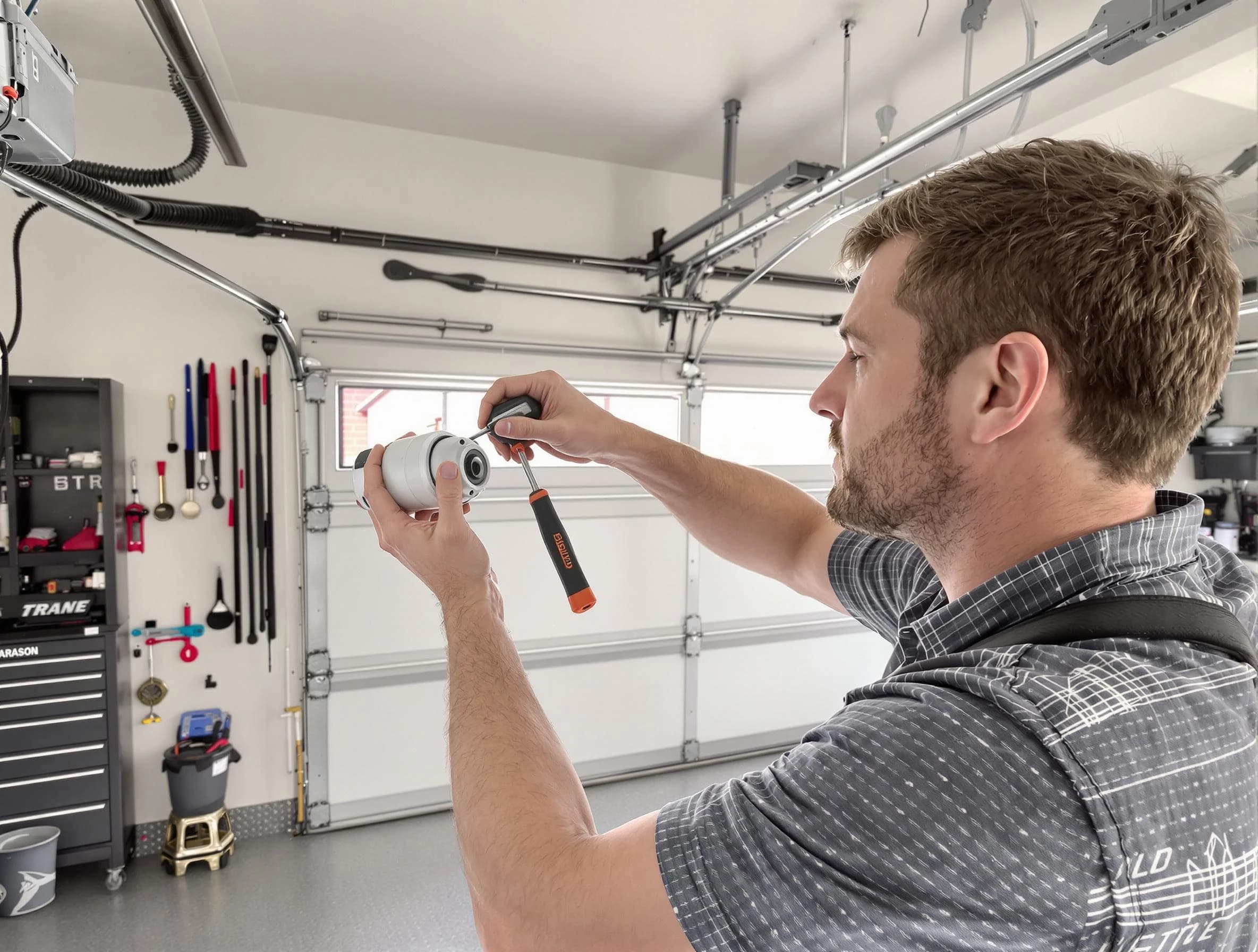 Garage door opener repair service by Oak Hill Garage Door Repair in Oak Hill