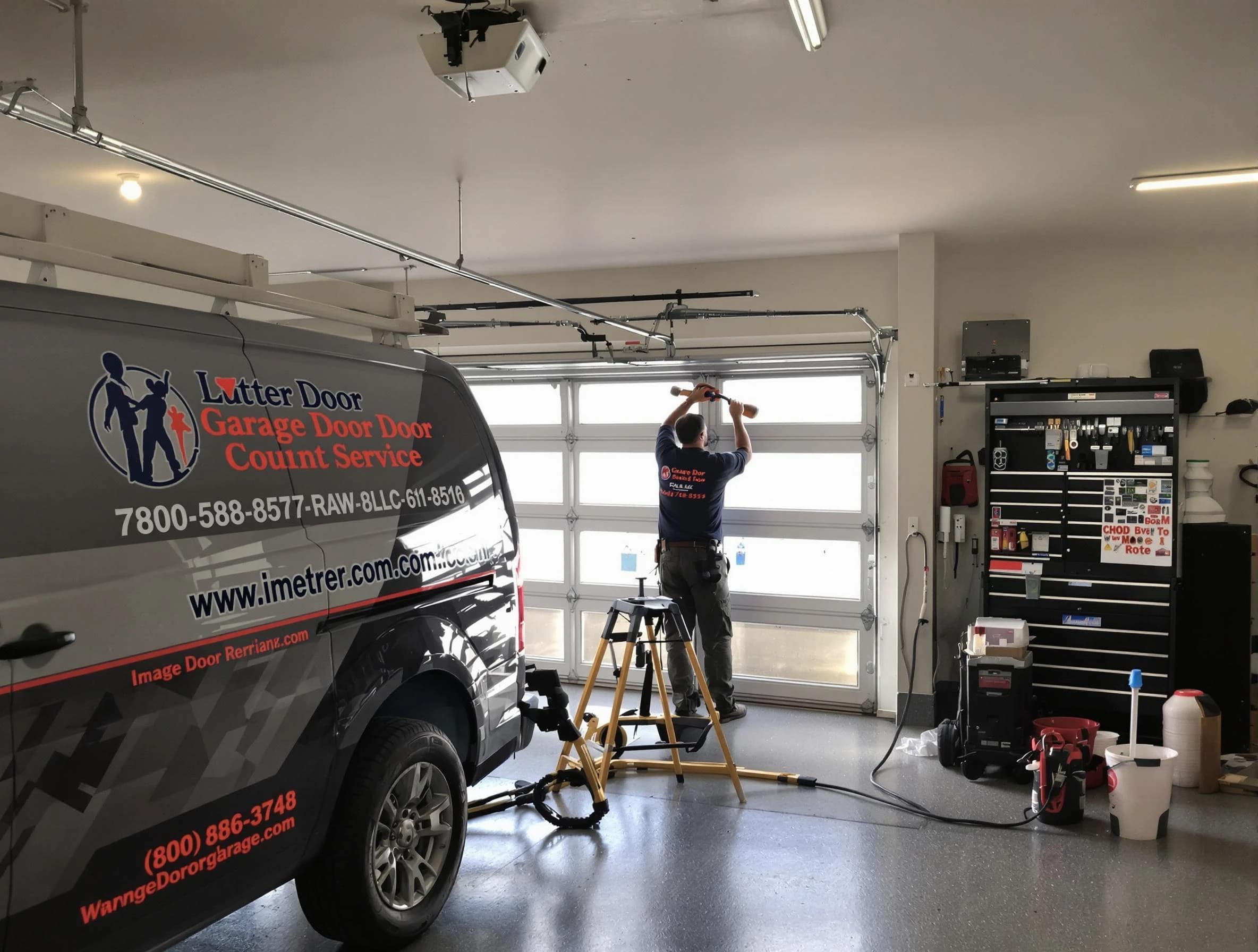 Oak Hill Garage Door Repair rapid response team performing same-day repair in Oak Hill