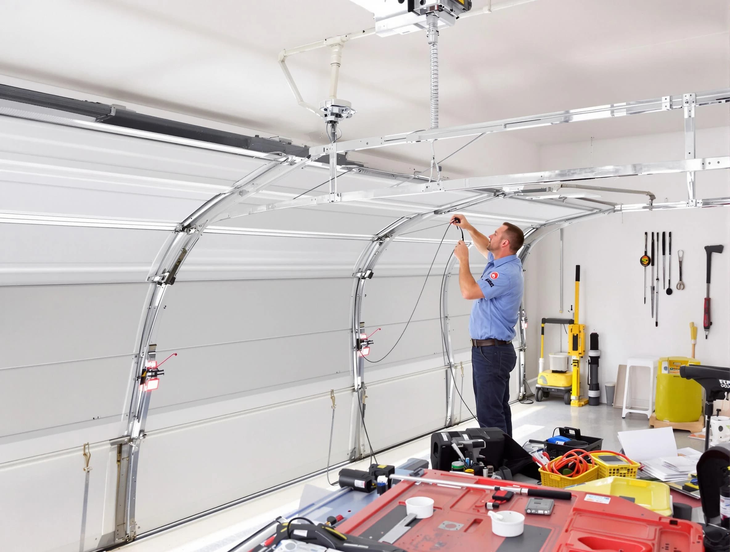 Garage door cable repair service by Oak Hill Garage Door Repair in Oak Hill