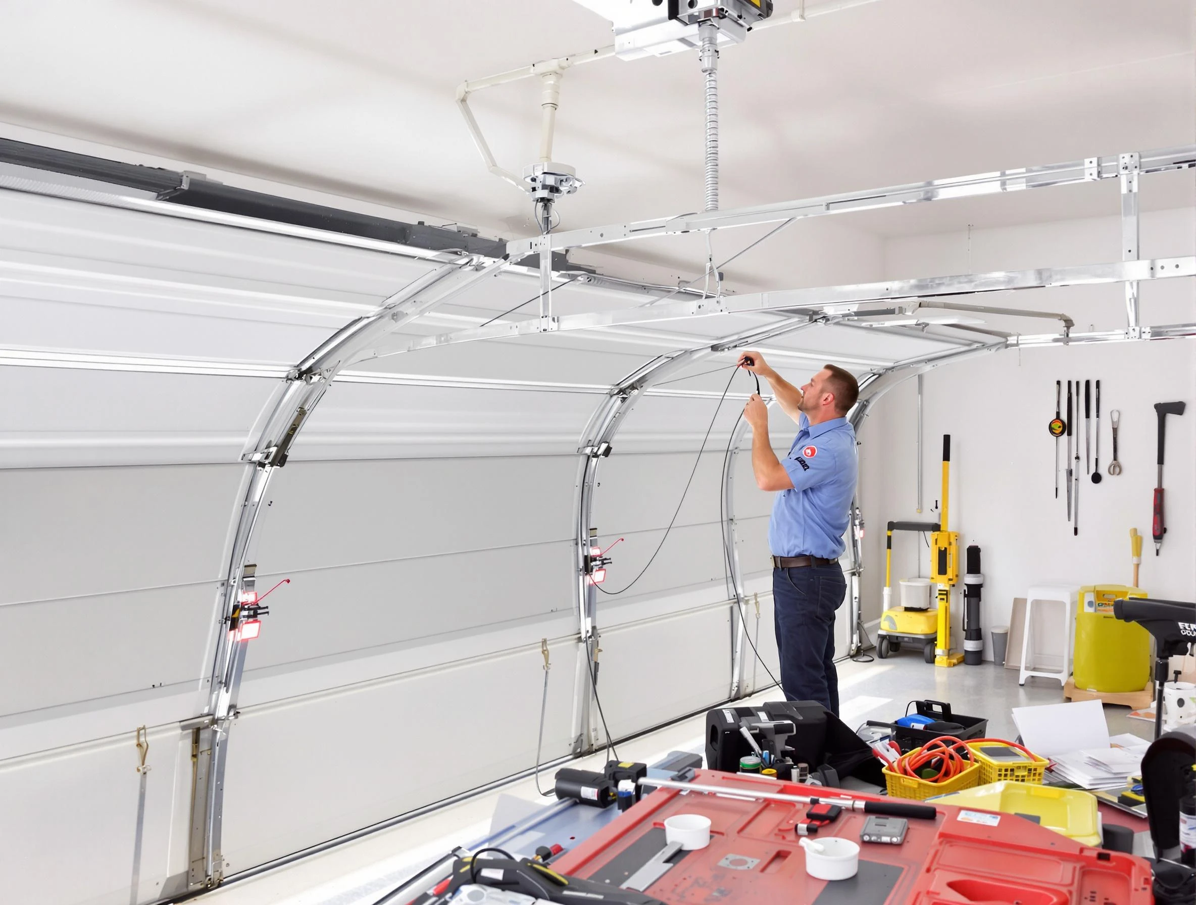 Garage door cable repair service by Oak Hill Garage Door Repair in Oak Hill