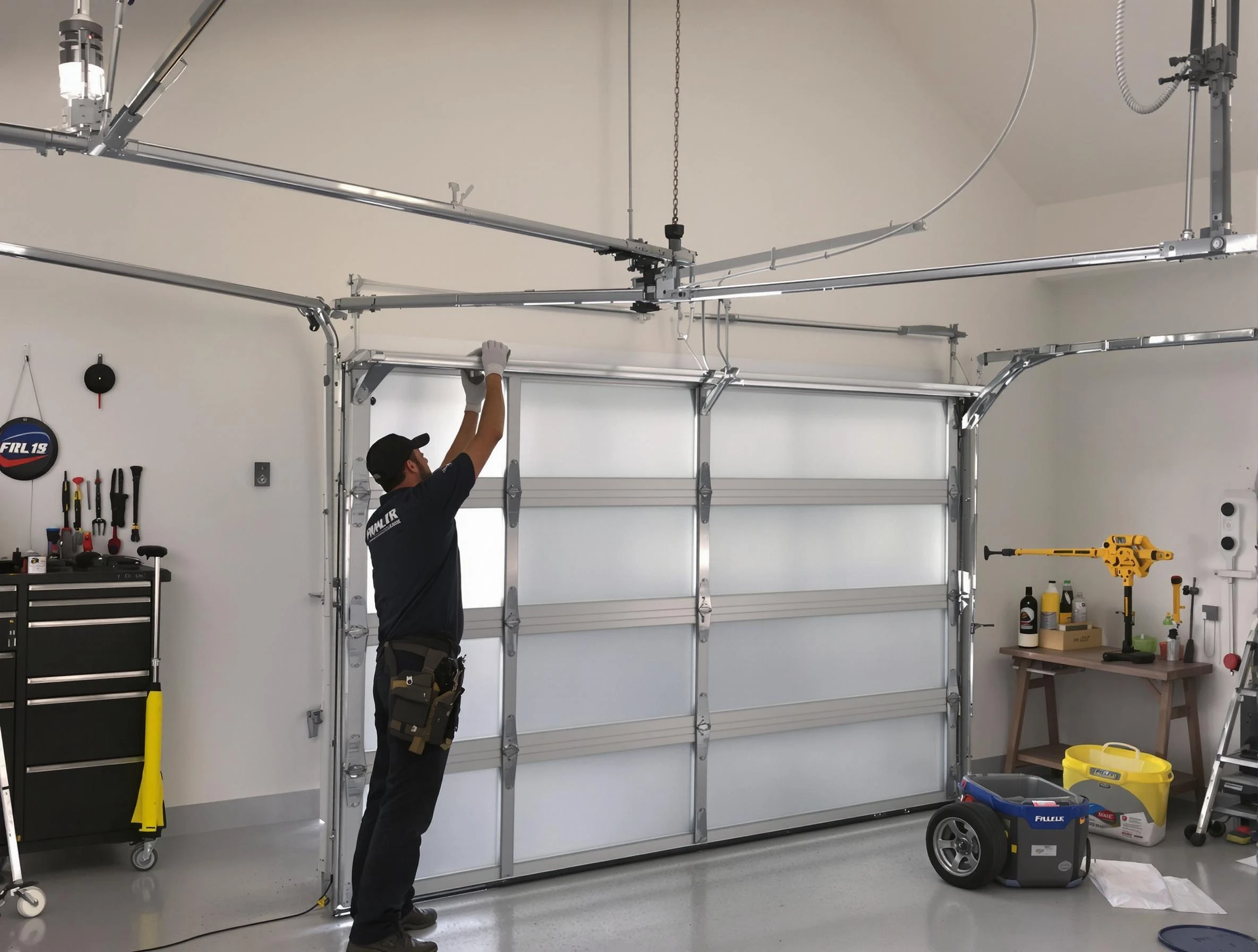 Oak Hill Garage Door Repair certified team performing precision garage door installation in Oak Hill