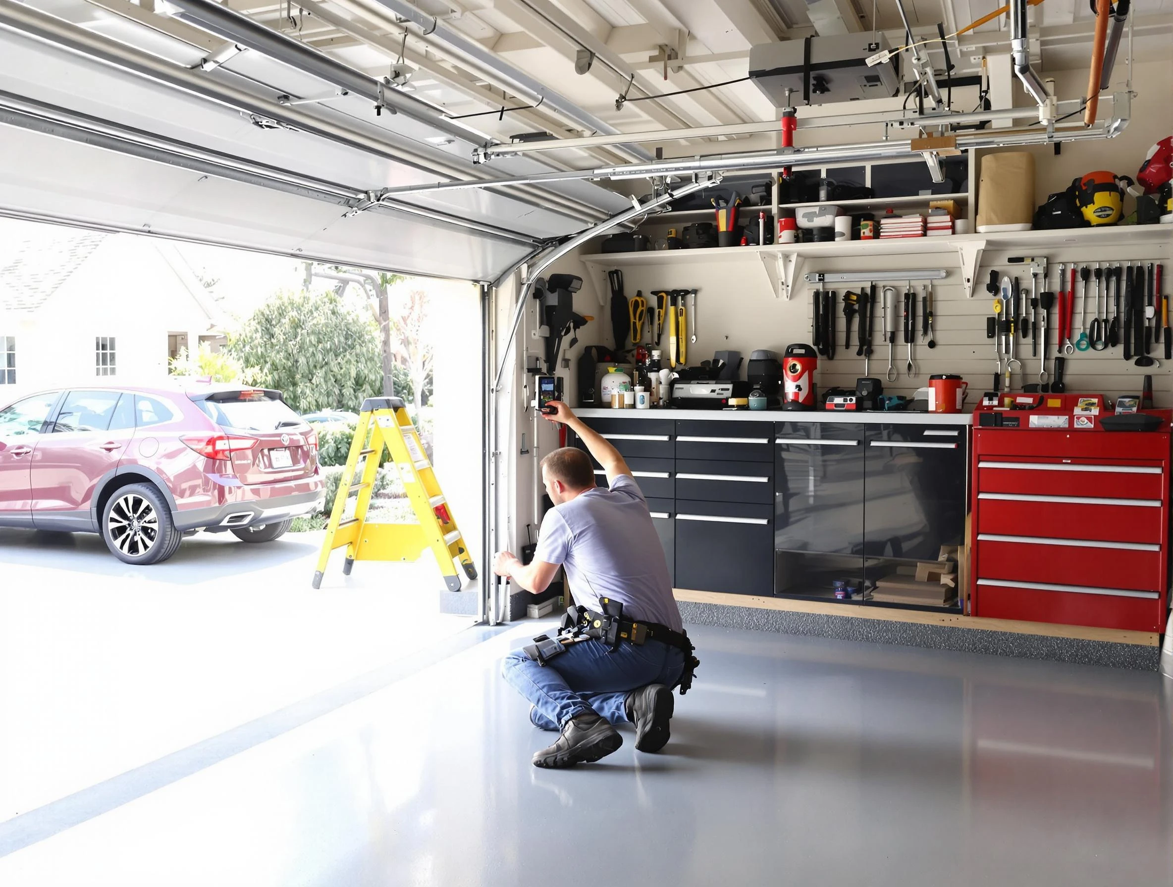 Local garage door repair service by Oak Hill Garage Door Repair in Oak Hill