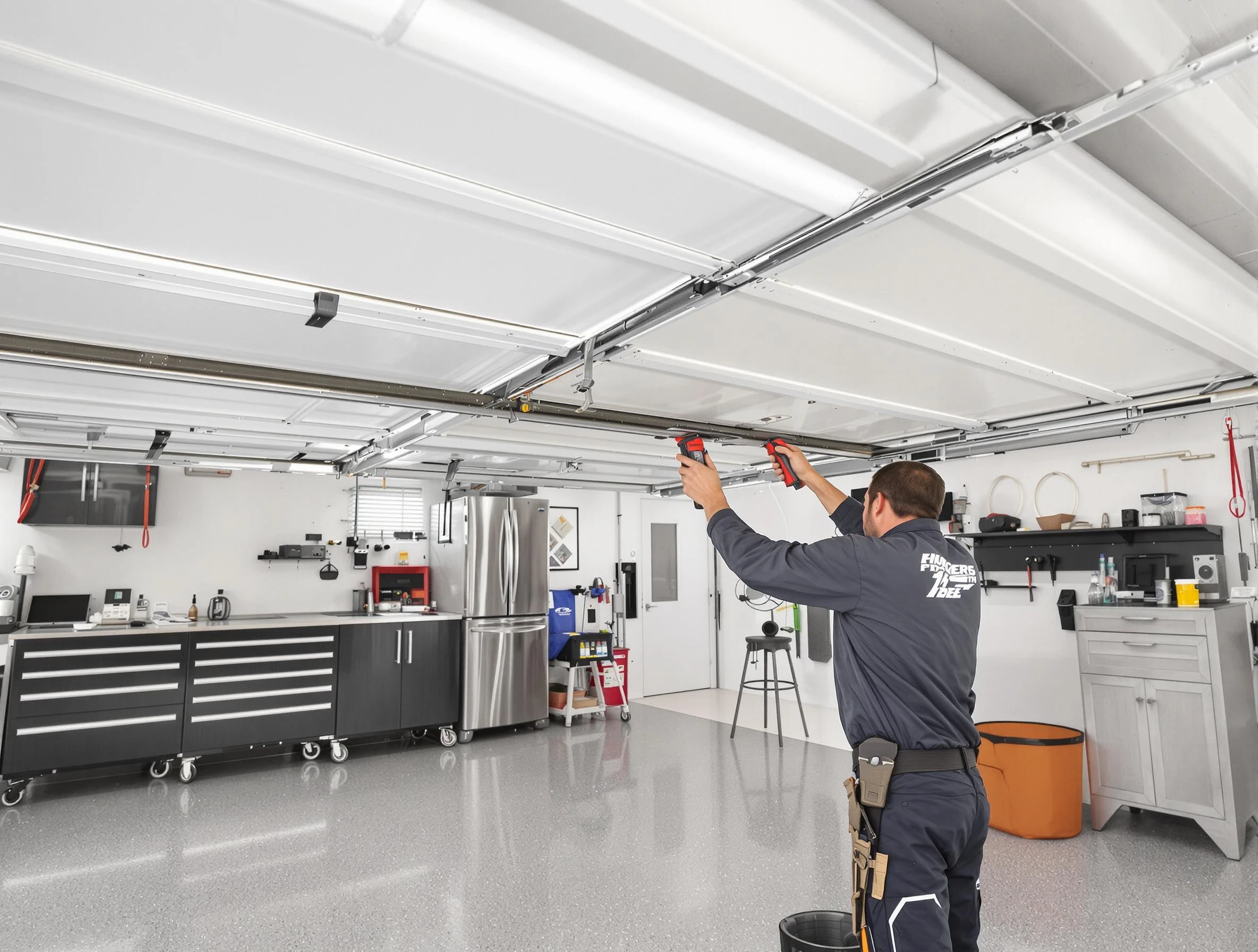 Overhead garage door repair service by Oak Hill Garage Door Repair in Oak Hill