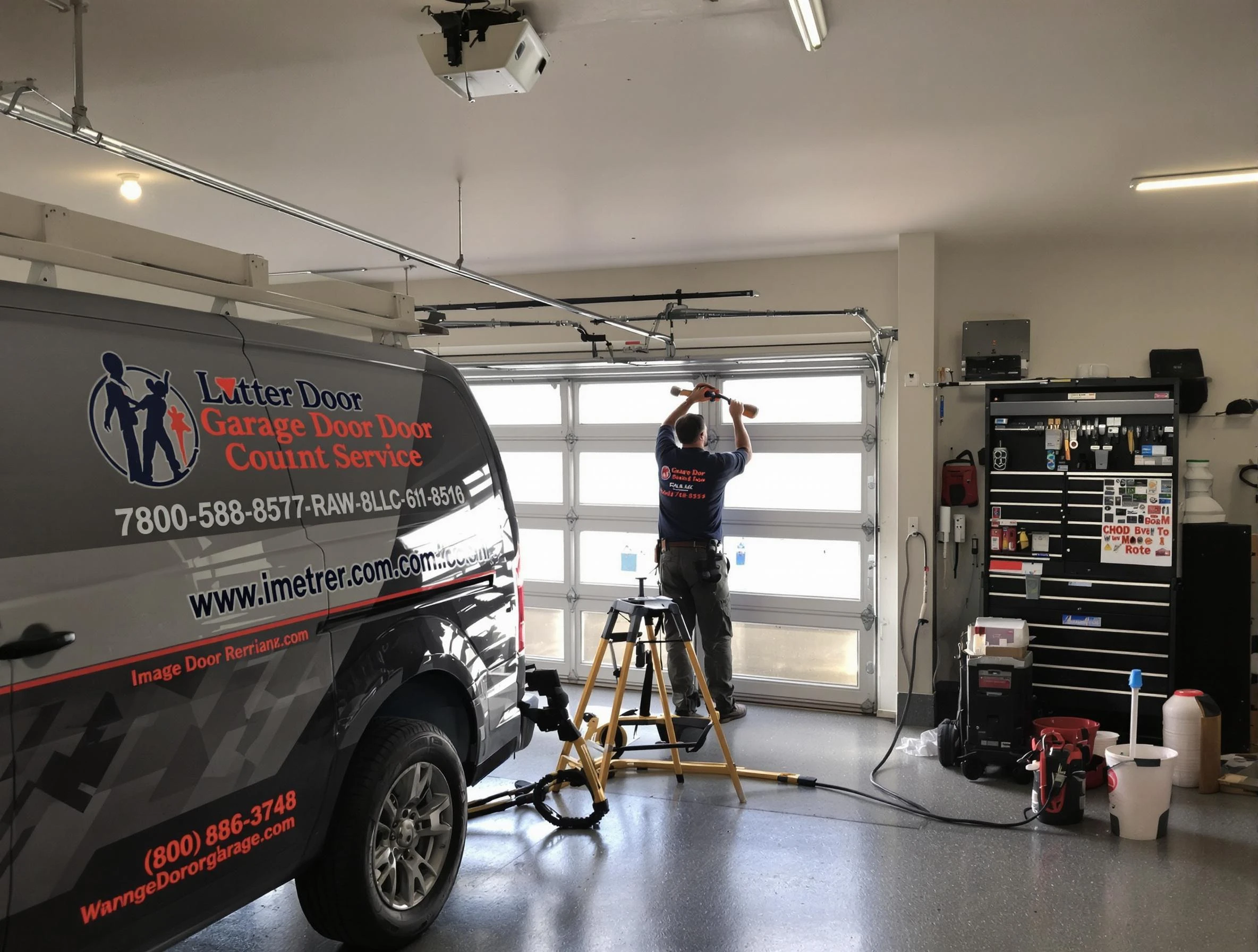 Oak Hill Garage Door Repair rapid response team performing same-day repair in Oak Hill